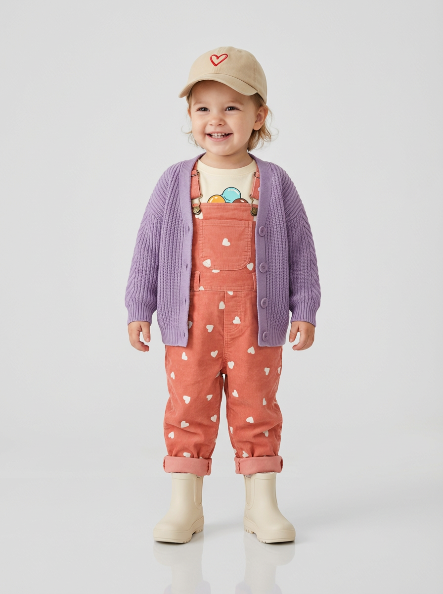 Designing Kidswear with Ai - Outfit By Straight Lines Ai - On Body 1
