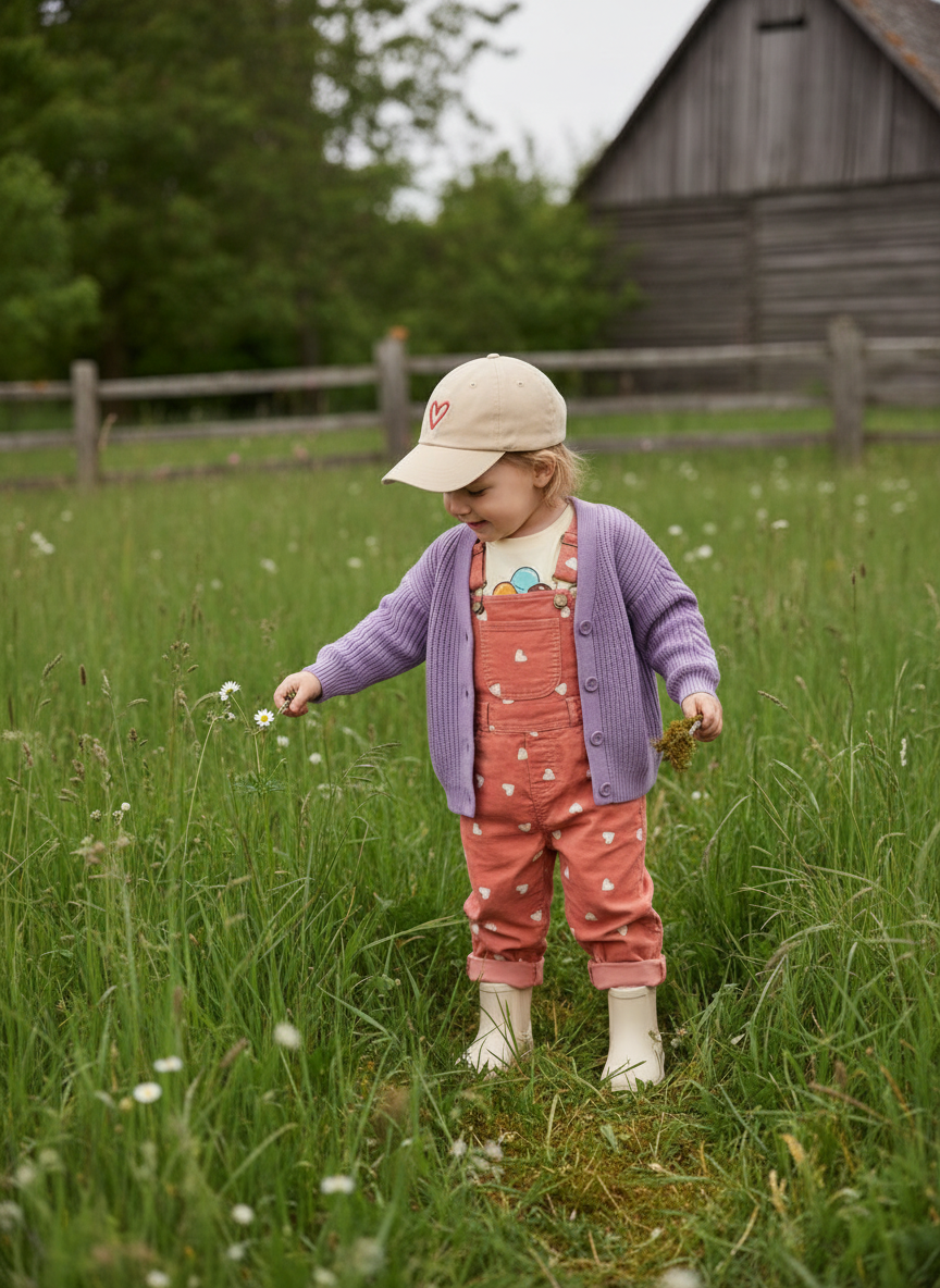 Designing Kidswear with Ai - Outfit By Straight Lines Ai - On Body in Context 1