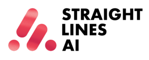 Straight Lines AI logo – Generative AI Content Policy covering prohibited content, safety, and intellectual property