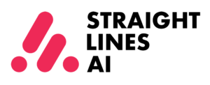 Ai-Powered 3D Workflows for Ecommerce - Straight Lines Logo & Title