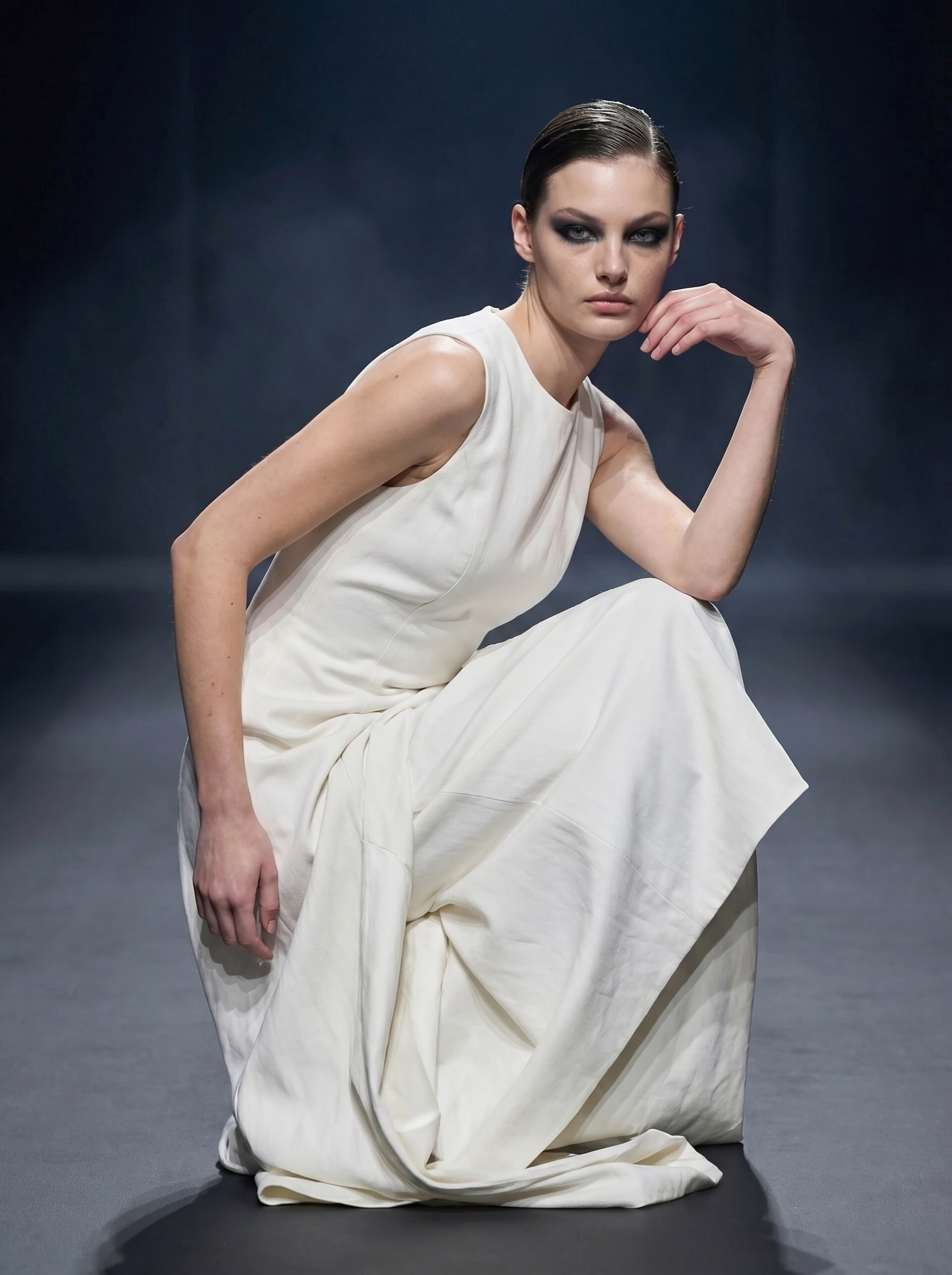 Singularity Flare Hem Dress created with Straight Lines Ai